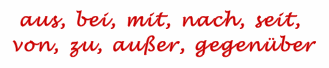Deutsch lernen Dativ-Präpositionen Deutsch lernen Dativ-Präpositionen