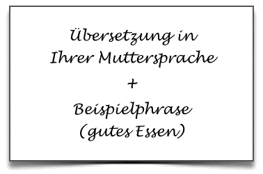 Deutsche Adjektive lernen