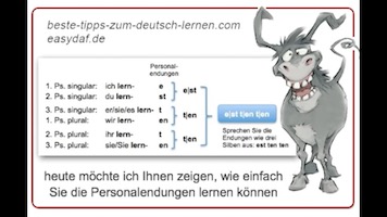 Personalendungen Präsens