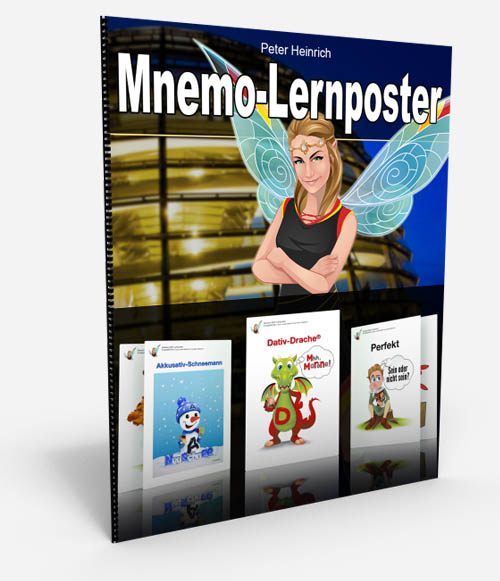 Deutsch lernen mit Mnemotechniken - Lernposter